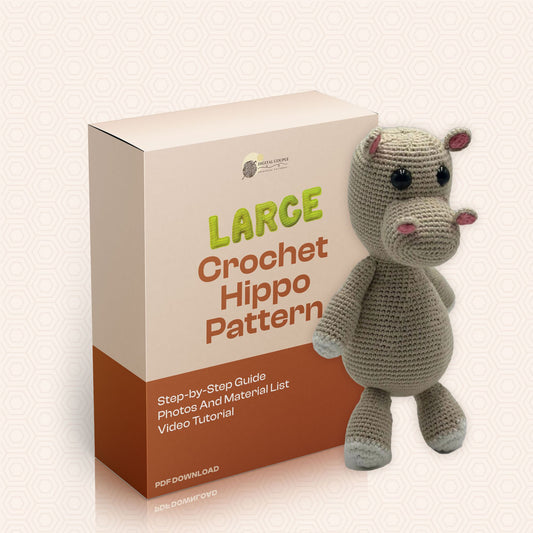 Big Hippo Crochet Pattern