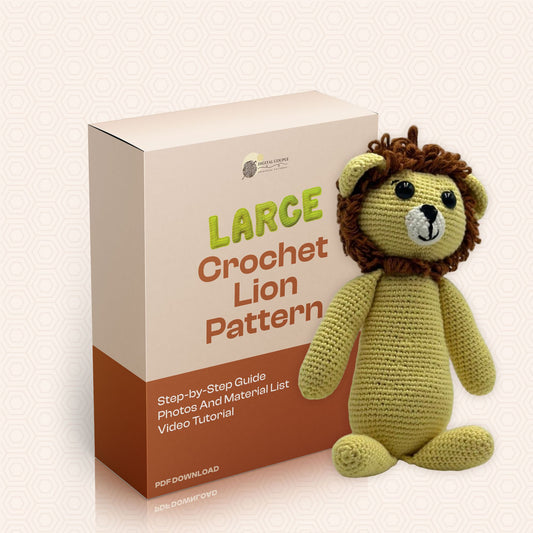 Big Lion Crochet Pattern